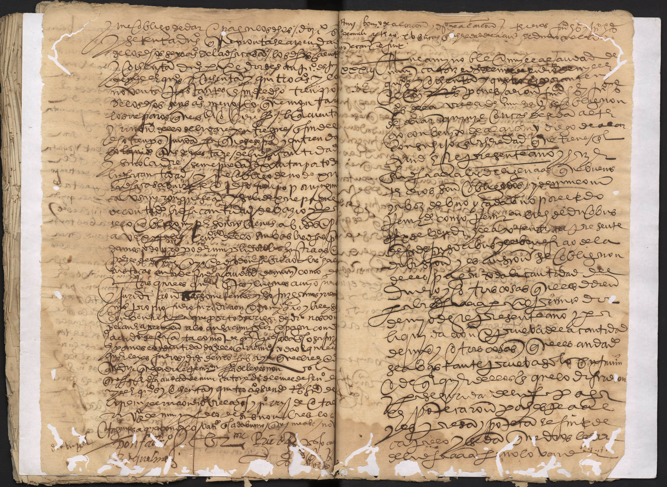 Registro de Francisco Ruiz Maldonado, Murcia de 1584.
